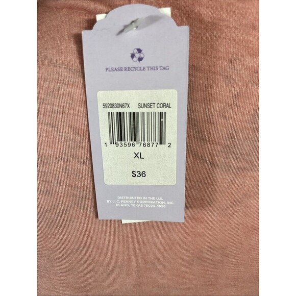 Artesia Women's Blouse Size XL Layered Tank Terra Cotta Sleeveless Festival NWT - Picture 5 of 9